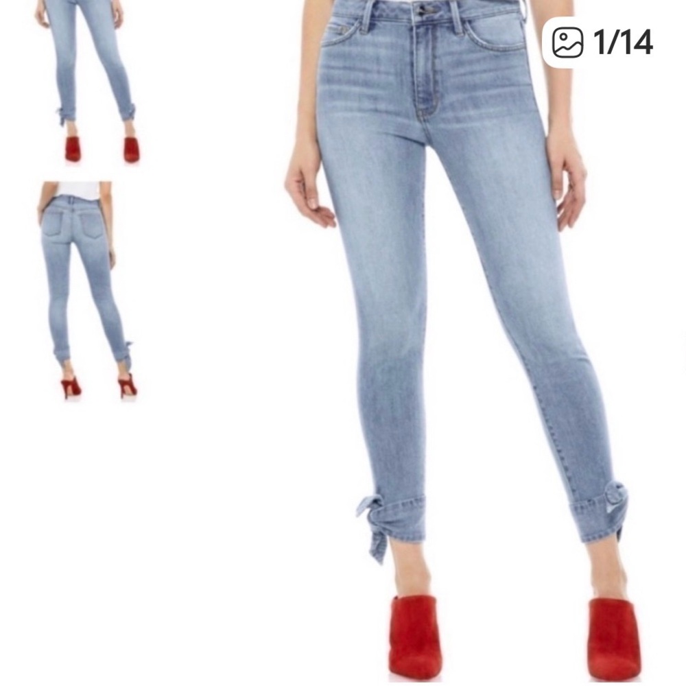 Sam Edelman The Stiletto High Rise Skinny Crop Jeans